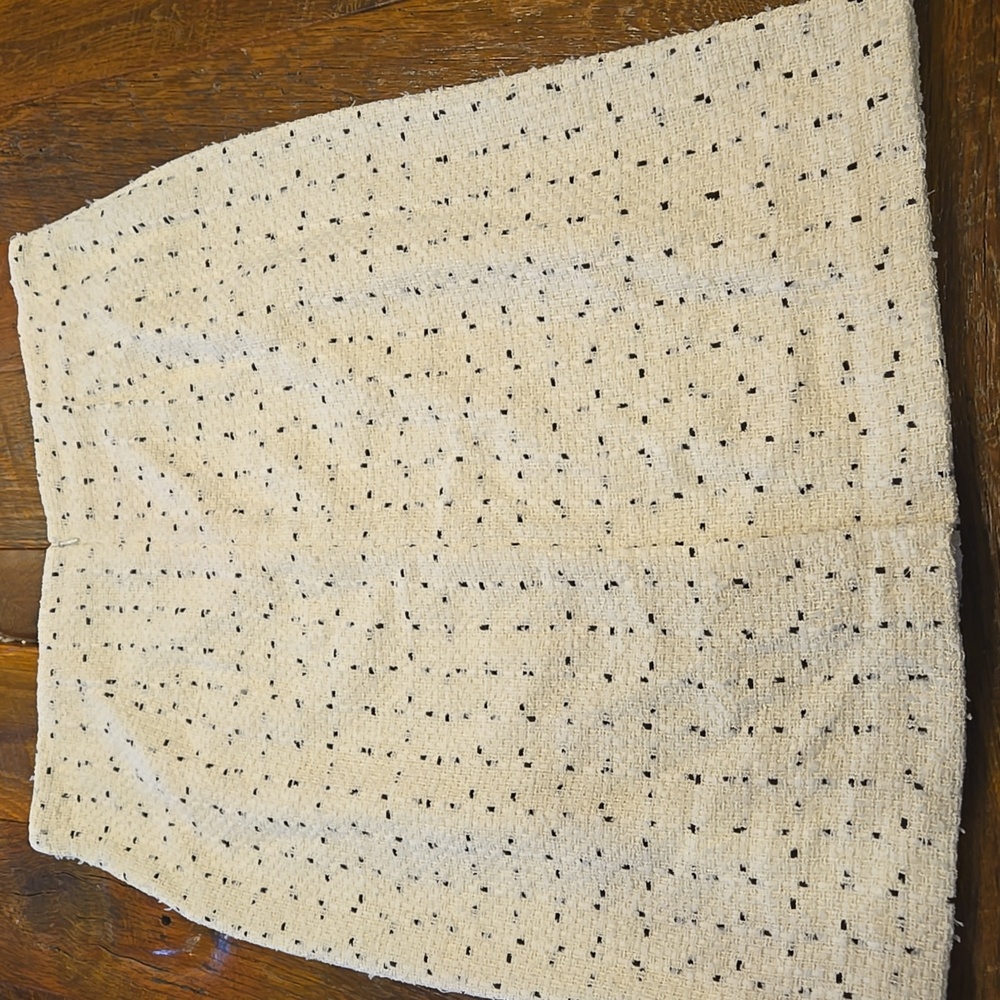 Ann Taylor size 12 Cream & Black Dotted Jacket & Skirt Suit NWT - Picture 9 of 10